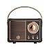 Dosmix Retro Bluetooth Speaker, Vintage Decor,Small Wireless Bluetooth Speaker,Cute Old Fashion Style for Kitchen Desk Bedroom Office Outdoor,Birthday Gifts for Women Men Teens