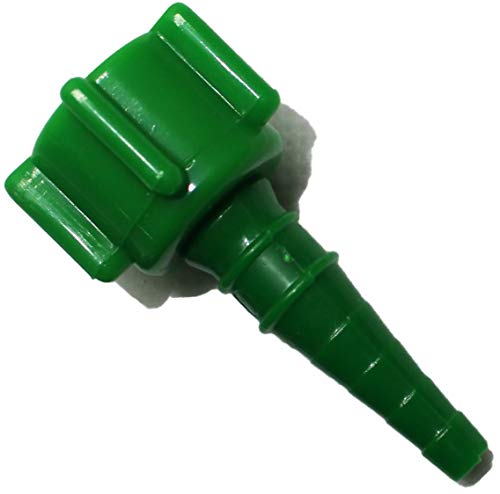 Swivel Barb (Christmas Tree) Oxygen Tubing Green Nipple Connector (Each)