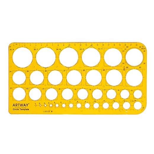 Artway Plantilla de círculo - A prueba de roturas