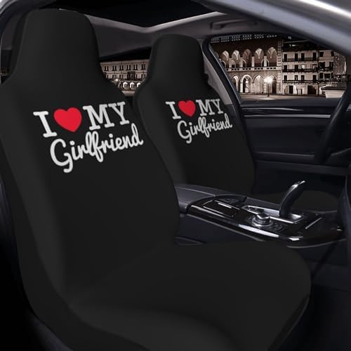 boazz I Love My Girlfriend Car Seat Covers Universal Car Seat Cover for Most Vehicles