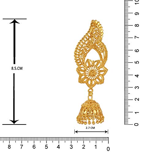 Image of JFL - Jewellery for Less Gold Plated Copper Earrings For Women