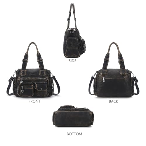 Bolso grande Angel Kiss para mujer en color bronce miniatura 7