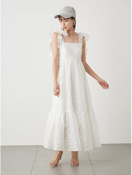 （美品）スナイデル♡ 肩リボンJQキャミワンピース Amazon.co.jp: [スナイデル] 肩リボンJQキャミワンピ SWFO241095