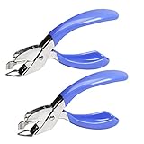 4 Pack Staple Remover Heavy Duty Staple Removers Tool for Office,School and Home Blue