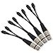 GLS Audio 6 Inch Patch Y Cable Cords - XLR Female To Dual RCA Male Cables - 6" Home Series Y-Cable Cord Splitter - 4 PACK