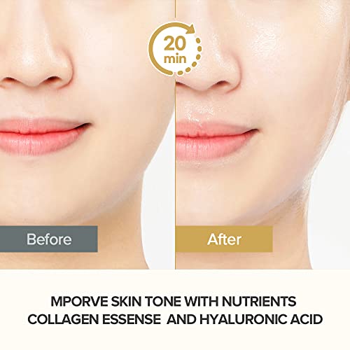 Jmsolution Active Golden Caviar Nourishing Mask - Korean Skincare Facial Mask-Cavior Extracted - Collagen Essense- 10 Sheets For All Skin Type #TOP6
