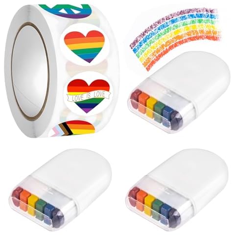 Leikedun Rainbow Paint Kit with Pride Stickers Cover