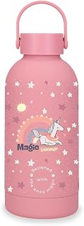 Enso Magical Pink Stainless Steel Bottle 6.5 x 18.5 x 6.5 cm Stainless Steel, Pink, Talla única, Stainless Steel Bottle