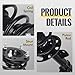 KUSATEC Front Pair Complete Struts Shock Absorber fit for Ford Explorer 2013 2014 2015 2016 2017 2018 2019, 172729 172730 Left/Right Struts with Coil Spring Assemblies