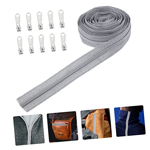 SEWACC 1 Conjunto De Zíper De Náilon Acessório De Costura De Substituição De Zíper De Náilon Ferrame