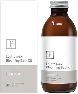 facetheory Loutrosoak Blooming Bath Oil - Bath Soak, Soften Tired Skin, Bath Oil For Dry Skin, Bubble Bath Replacement Nourishes Skin, Vegan and Cruelty-Free, Made in the UK, Grapefruit Scent | 200ml