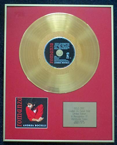 Century Presentations - - Andrea Bocelli - Disco LP rivestit