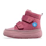Affenzahn Winterstiefel Wolle Comfy warm gefüttert, wasserdicht aus recycelter Wolle Größe 21-32 Einhorn - Pink