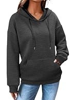 Material: This womens fashion hoodies is made of high-quality fabric, soft comfy, skin friendly, high elasticity, perfect for autumn, winter, spring Features: Basic plus size hooded sweatshirt, oversized ladies jumpers, casual drawstring hoodie with ...