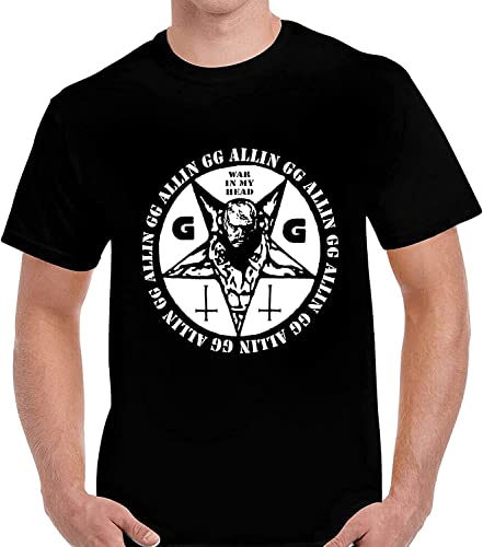 T-shirt GG Allin I'm Your Enemy vêtement punk rock band tee shirt noir M