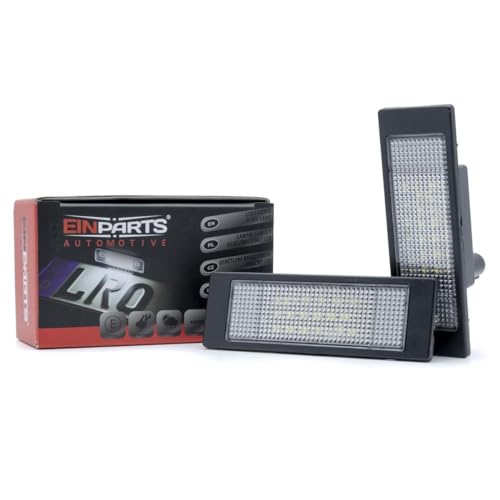 Lámpara de matrícula EP93 evita multas por luz fundida con iluminación de coche 12V