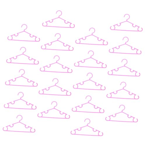 ROMISBABA 20 Piezas Perchas Antideslizantes para Ropa de Plástico Resistente Uso Seco y Mojado para Guardería y Armario Infantil Colores Pastel