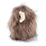 Semme Mane Wig for Cat Funny Pet Headwear Furry Costume for Cats and Small Dogs Easy Strap On Design Comfortable Wig for Cats (Cat Lion Hood S 3.3x6.6ft)