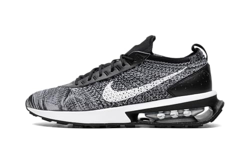 Nike Nike Womens Air Max Flyknit Racer DM9073 001 (us_Footwear_Size_System, Adult, Women, Numeric, Medium, Numeric_5) Black/White