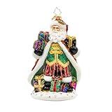 Christopher Radko Hand-Crafted European Glass Christmas Tree Decorative Ornament, A Santa for All Seasons