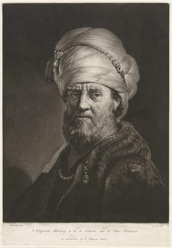 Tableaux Graffiti Art Mural d'un homme au turban Pieter Louw moderne 60x90cm