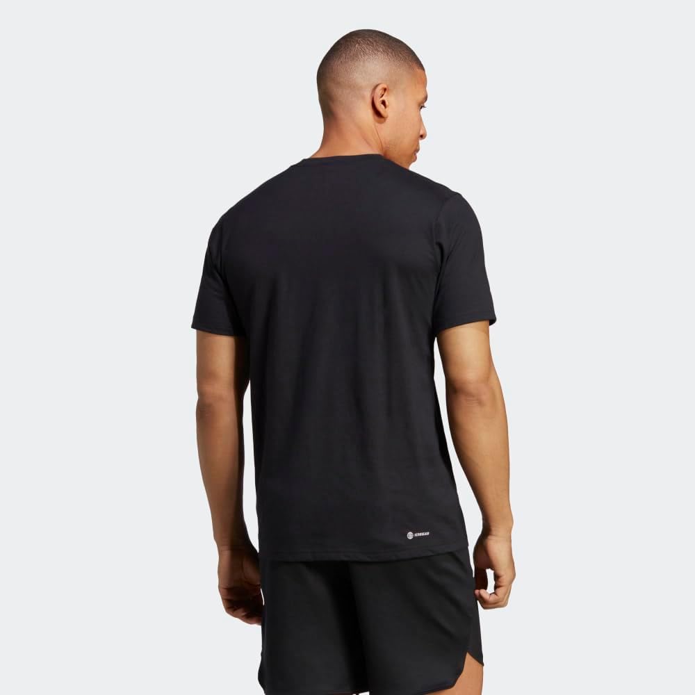 adidas Mens Training Essentials Feel Ready Logo T-Shirt - Image 3