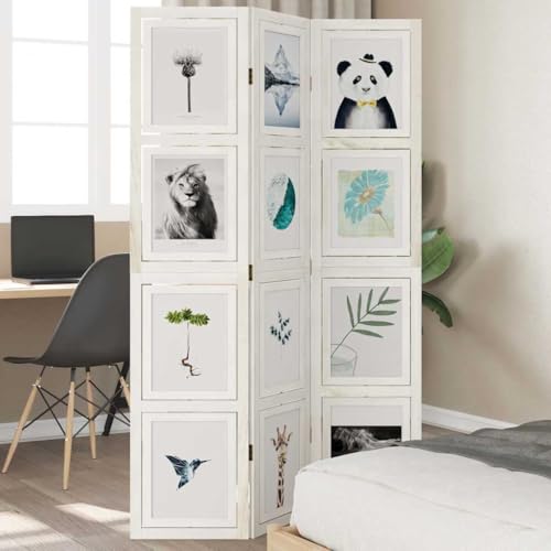Cloison de séparation pour diviser une pièce sans travaux : paravent blanc pliable