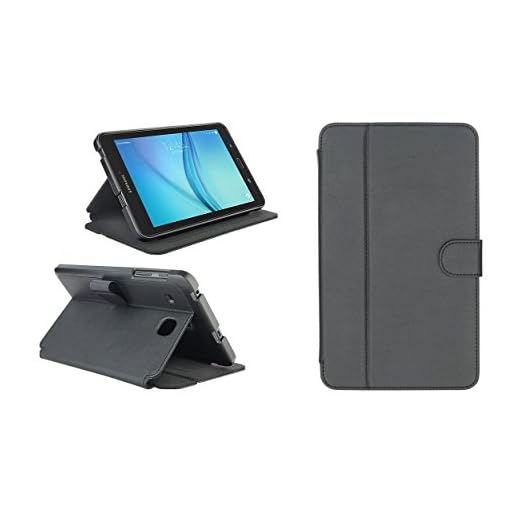 Verizon Folio Case for Samsung Galaxy Tab E 8" - Black