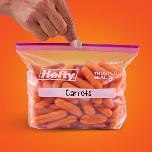 Hefty Slider Kitchen Storage Bags, Quart Size, 20 Count - image 4