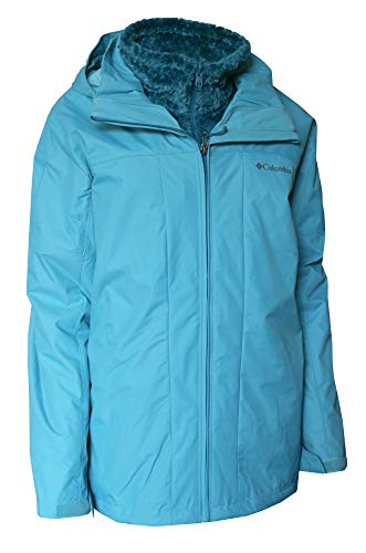 Columbia Arctic Trip 3 in 1 Interchange Omni Heat Winter Jacket Women's Plus Extended Coat (Beta, 2X)