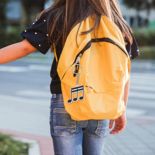 FREEBLOSS 40Pcs Music Note Keychain Music Party Favors Silicone Keychain Bulk Teacher Gifts for Songs Lovers with Gift Bags - Image 4