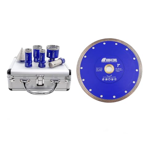 Set de brocas de diamante para azulejos y porcelana miniatura 1