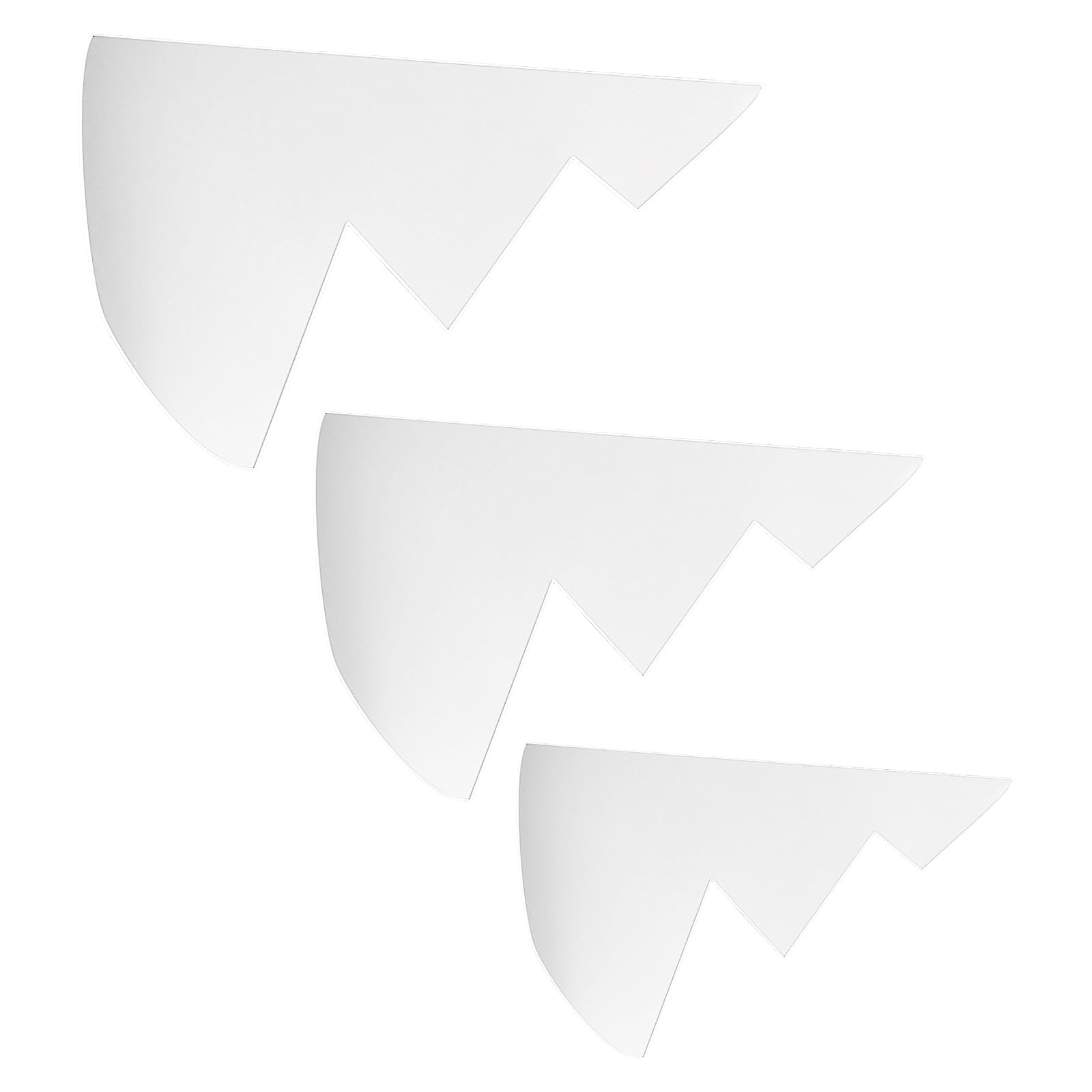 carotoe Shaped Acrylic Sewing Set of 3 for Creating Fabric Decorations and Christmas Sewing