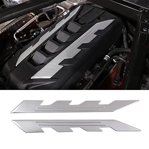 Decoración de compartimento de motor Corvette C8 con molduras de paneles de aluminio 2