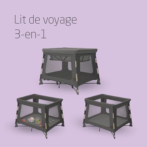 Maxi-Cosi Swift lit parapluie bebe 3 en 1 leger de 0 a 3 ans et demi Beyond Graphite - 2