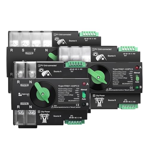 Sélecteur électrique 4P 100A pour basculer sur groupe électrogène