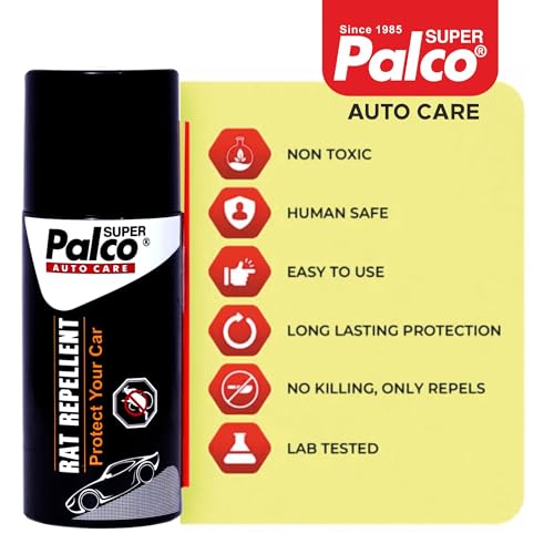 Image of PALCO Rat Repellent Spray for Car 150ml Rodent Repellent, Car Rat Protector