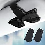 【Mehrere Verwendungen】Der Auto-Sonnenbrillenhalter hat eine Vielzahl von Verwendungen, zusätzlich zu der Bequemlichkeit, die Brille im Auto zu klemmen, kann es auch verwendet werden, um Karten, kleine Tickets und andere persönliche Gegenstände zu speichern, die daran erinnert werden müssen, der Speicherort ist auffällig, aber wird die Sichtlinie nicht blockieren, eine gute Wahl für Geschenke.