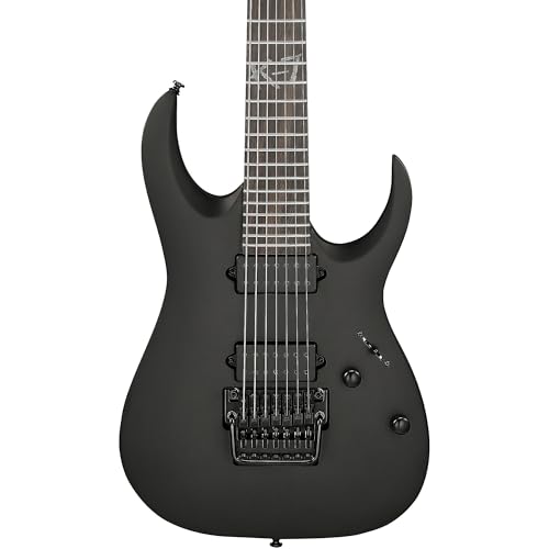 Ibanez K7YIN Munky (Korn) Signature 7-String Electric Guitar, Ebony Fingerboard, Black