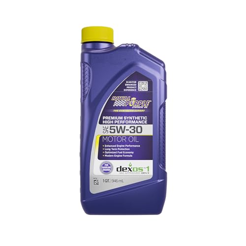 Royal Purple ROY01530 01530-6PK 5W30 High Performance Synthetic Oil, 1 Quart