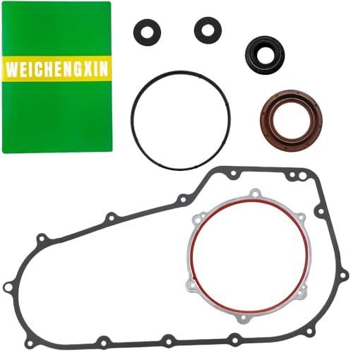 Image of Complete Primary Gasket Kit for Softail & Dyna (07-16) Premium Foamet Material, OEM#34934-06 12052A 12066 17369-06 60547-06FM Includes Inner Primary, Oil Seals, Derby Cover, Primary Gasket