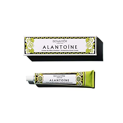 Benamôr - Crema protectora de manos con alantoína y glicerina - Extracto de limón orgánico - Fragancia de limón - Crema de manos icónica Benamôr - Libre de parabeno y vegano - Tubo de 50ml.