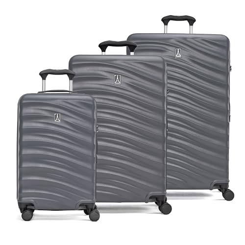Image of Travelpro Maxlite Air V2 Hardside Expandable Luggage, 8 Spinner Wheels, Lightweight Hard Shell, TSA lock, Shadow Grey, 3-Piece Set (20 /25 /28)