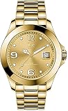 Kollektion ICE steel ICE-WATCH - ICE steel Gold shiny - Gold Damenuhr mit Metallarmband - 016777 (Medium)