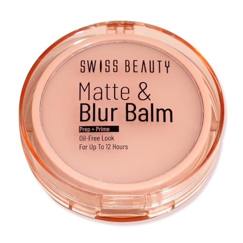Swiss Beauty Matte & Blur Balm | Prep + Prime | 12-Hour Oil-Free ...