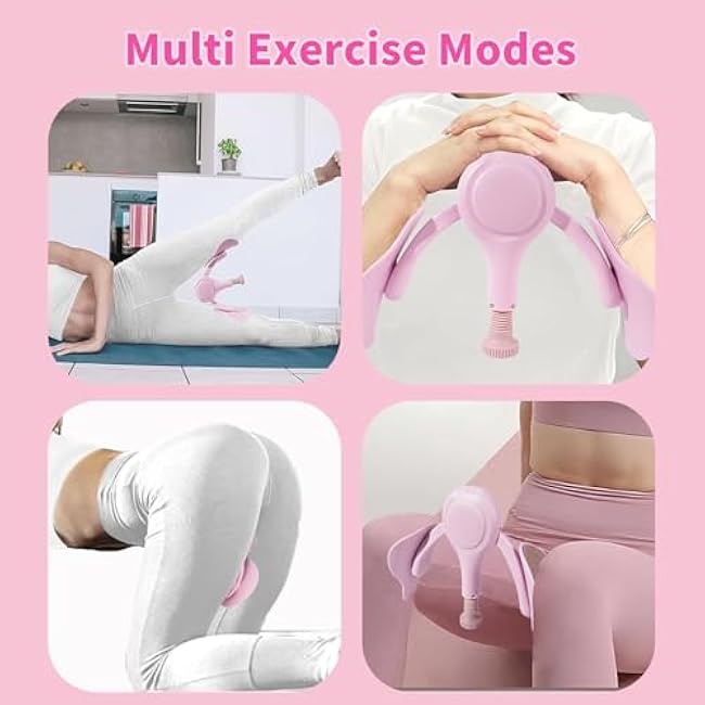 Thigh Exerciser Suitable for Women's Thigh Exercise and Inner Thigh Exercise.Suitable at Home /at Work/Gym to do Inner Thigh Muscle,Pelvic Floor Muscle Training,Thigh Toner Workout Equipment