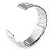 SHANGPULE Replacement Bands for Withings Steel HR Tracker, Stainless Steel Metal Bracelet Strap for Withings Steel HR 40mm/36mm (Metal Silver, 36mm)