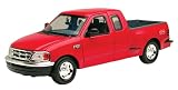 2001 F 150 XLT Flareside Supercab Pickup Truck Red 1/24 Diecast Model Car by Motormax 73284r