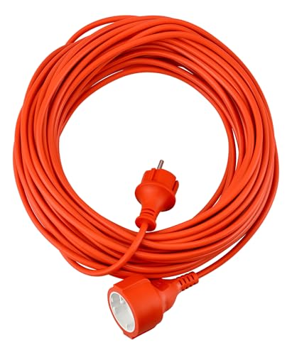 Gartenverlängerungskabel - 1x 230V-Steckdose - Orange (20M) Gartenverlängerungskabel - 1x 230V-Steckdose - Orange (20M)