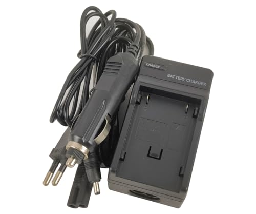 AC/DC - Cargador para JVC BN-V408 BN-V408U BN-V416 BN-V416U BN-V428 BN-V428U AA-V40 AA-V40E GR-DVL820U GR-DZ7EK GR-DVL100 GR-HD1U GR-DV GR-DVL Series